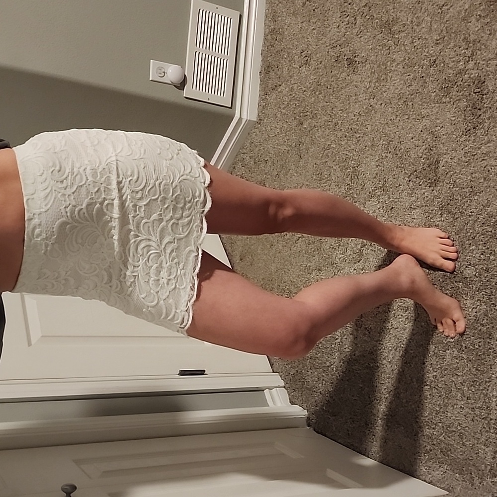 White Lace Skirt